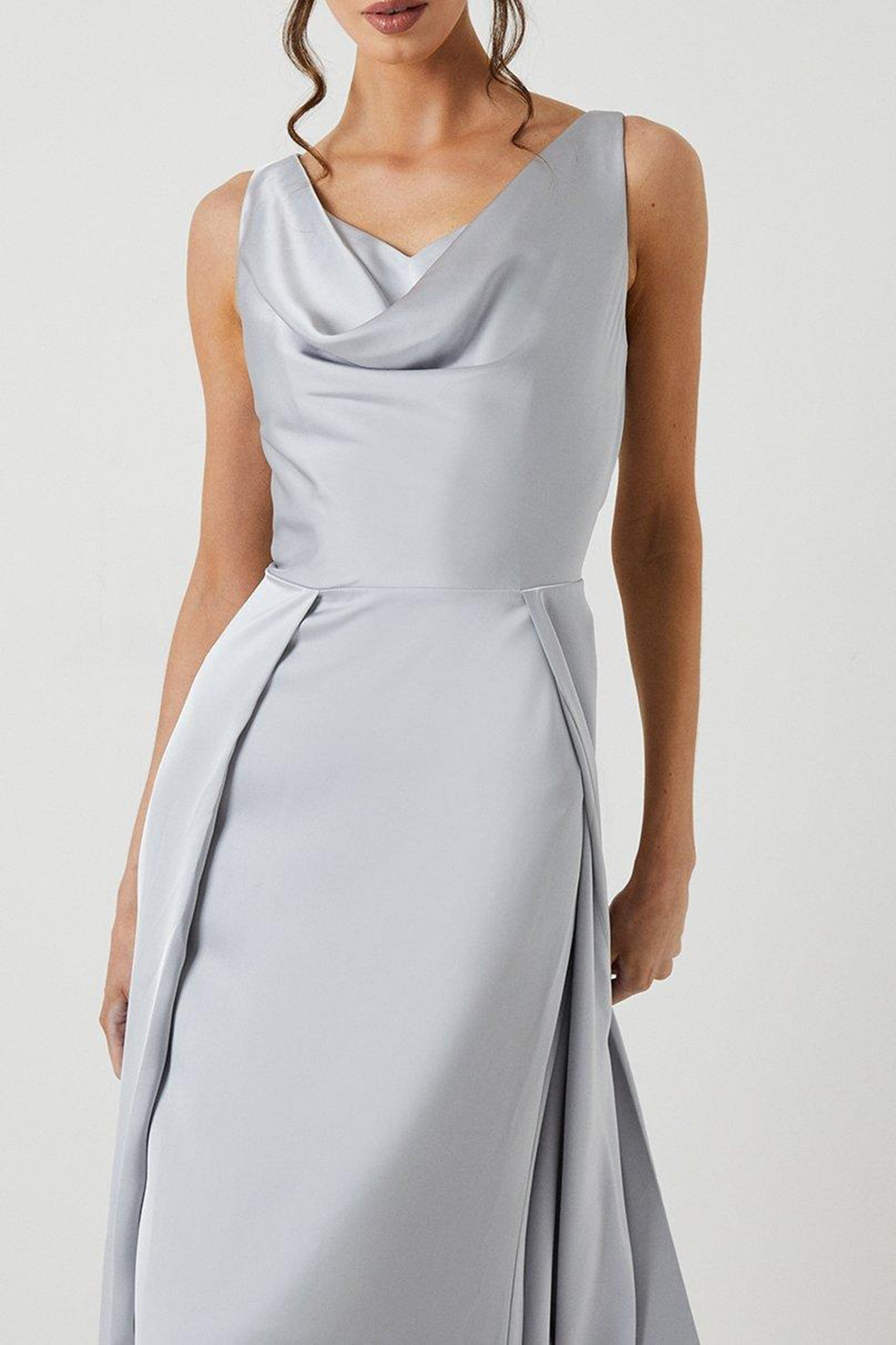 A-Line Satin Elegant Women's Dress - notariosoax