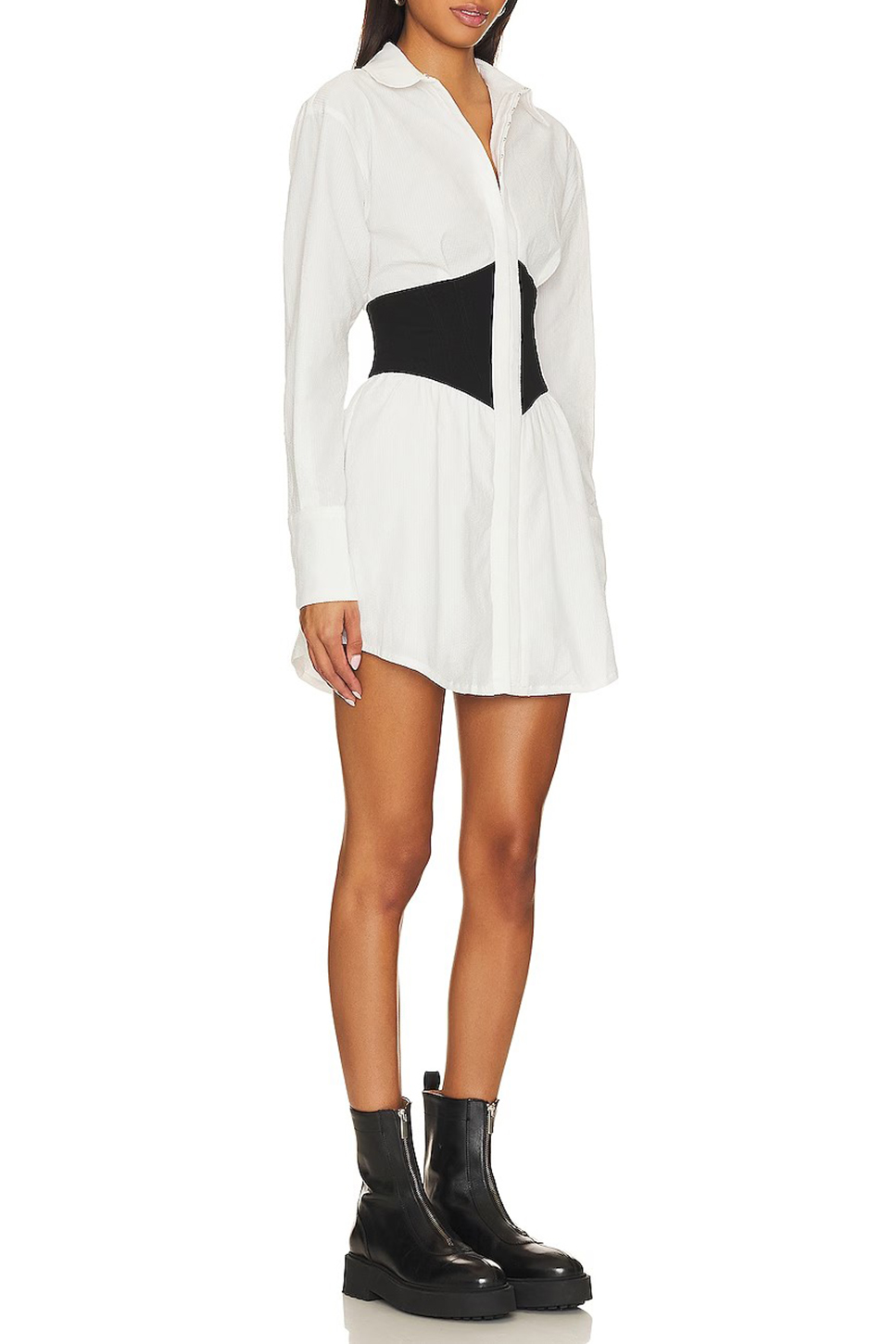 Corset Shirt Dress - notariosoax