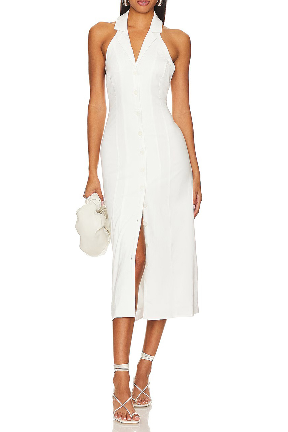 Button Down Midi Dress - notariosoax