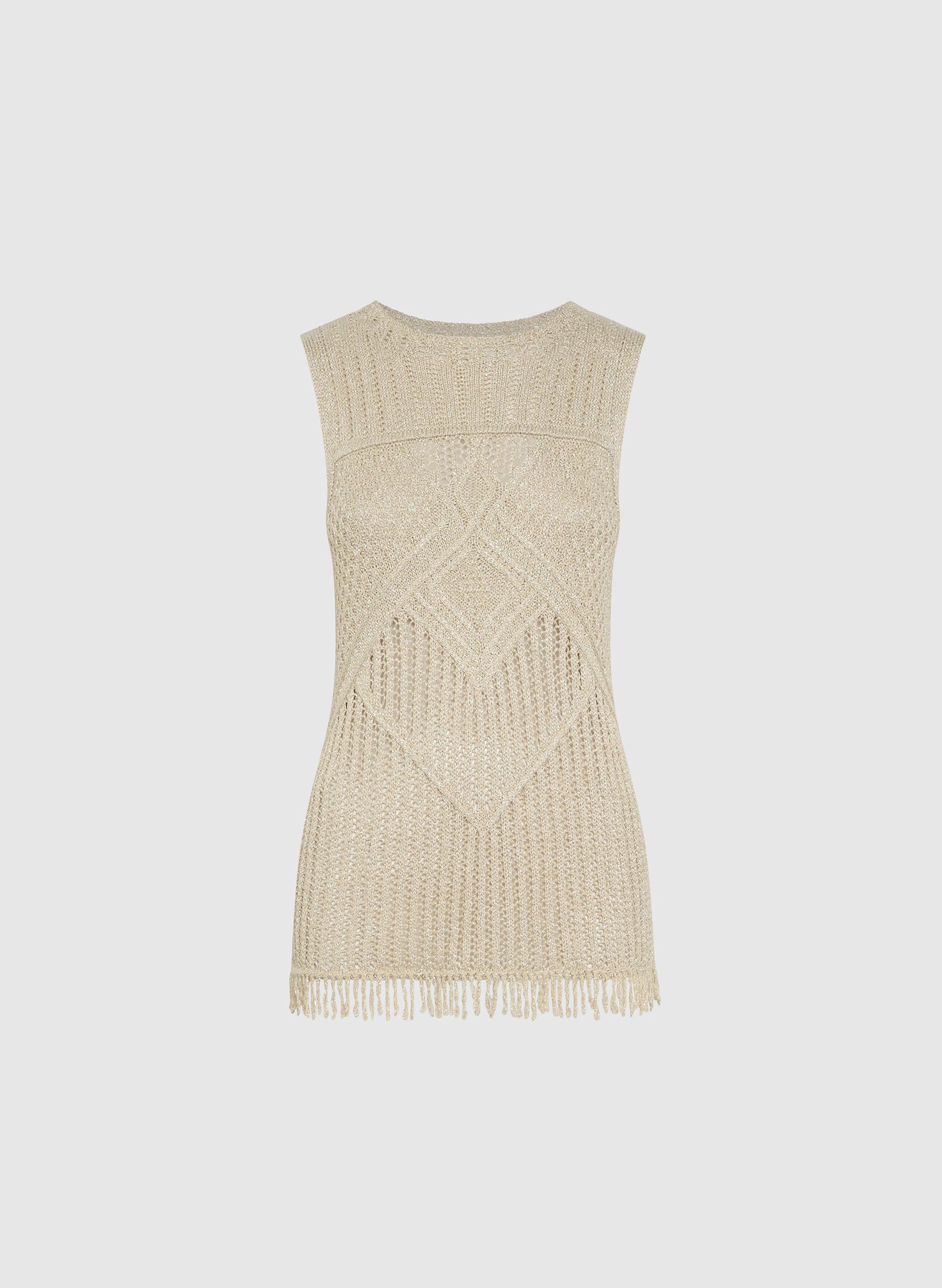 Lace-Up Knit Vest - notariosoax