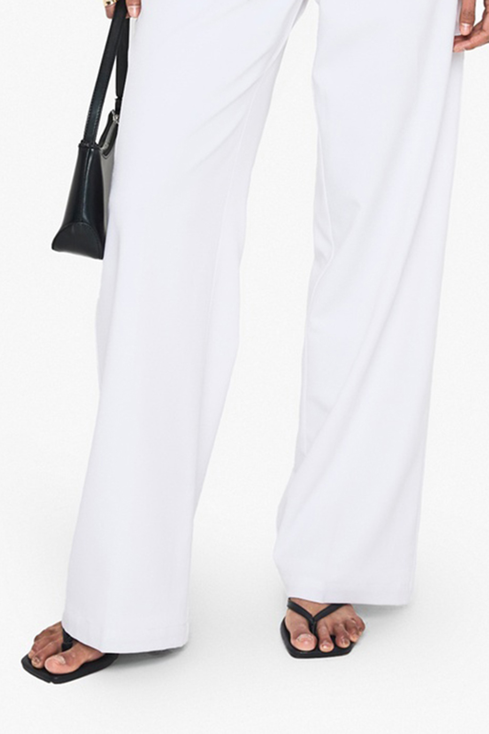 Elegant Tailoring Art White Women's Trousers - notariosoax