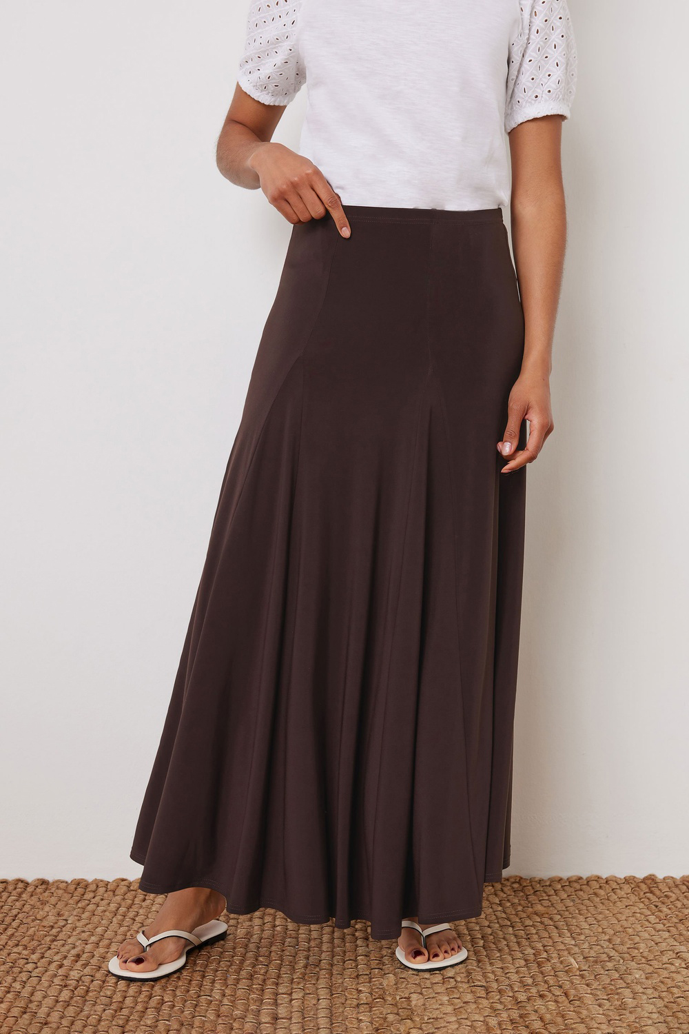 Brown Classic Check Women's Skirt - notariosoax