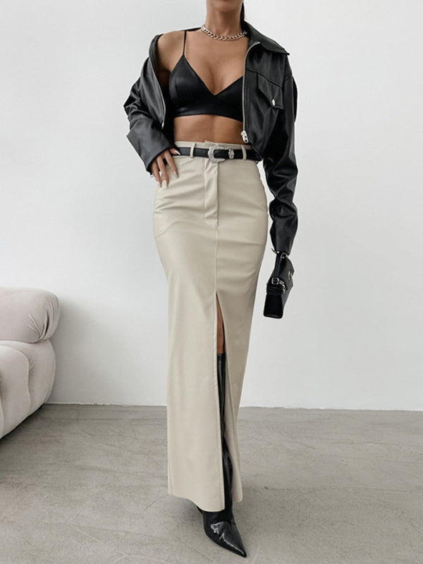 Relaxed Tailored Fitted Skirt - notariosoax