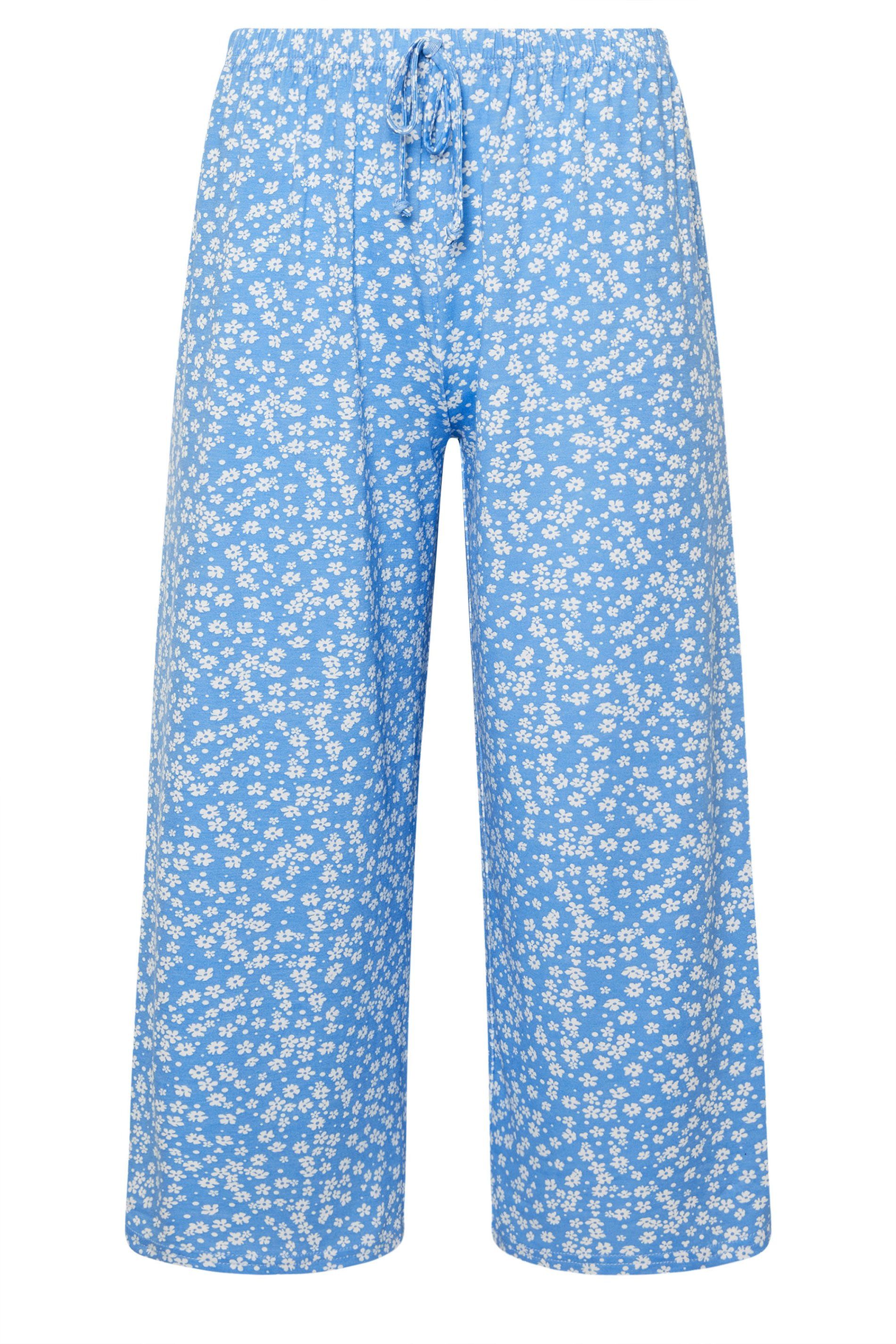 Casual Floral Drawstring Elastic Waist Women's Trousers - notariosoax