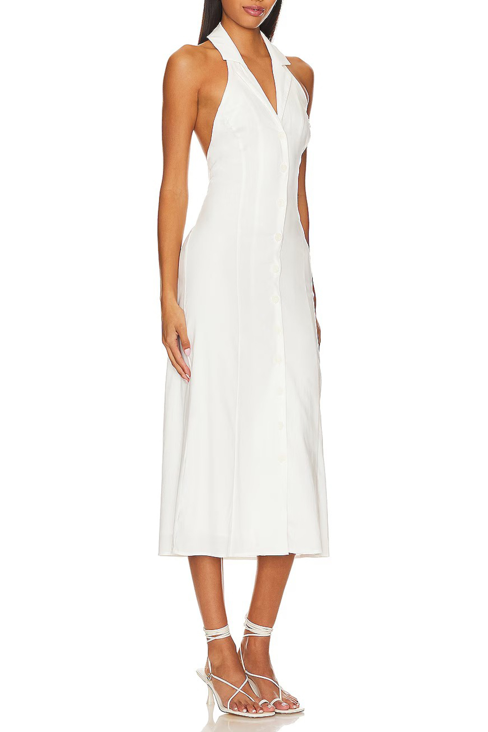 Button Down Midi Dress - notariosoax