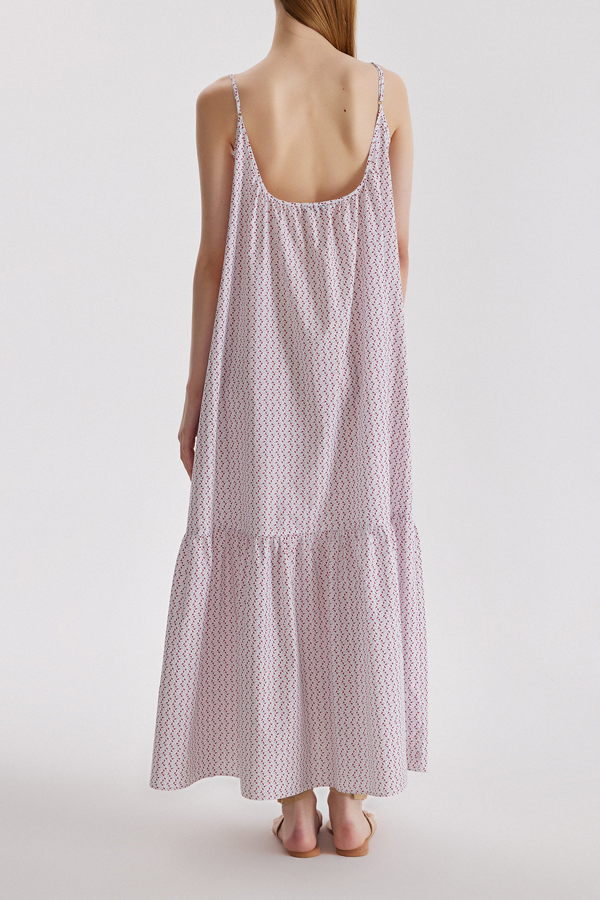 Sleeveless Maxi Cotton Dress - notariosoax