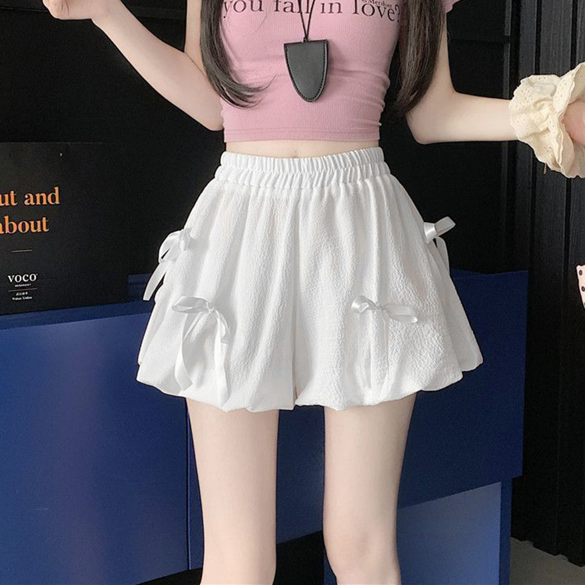 Airy Simple Bowknot Skirt - notariosoax