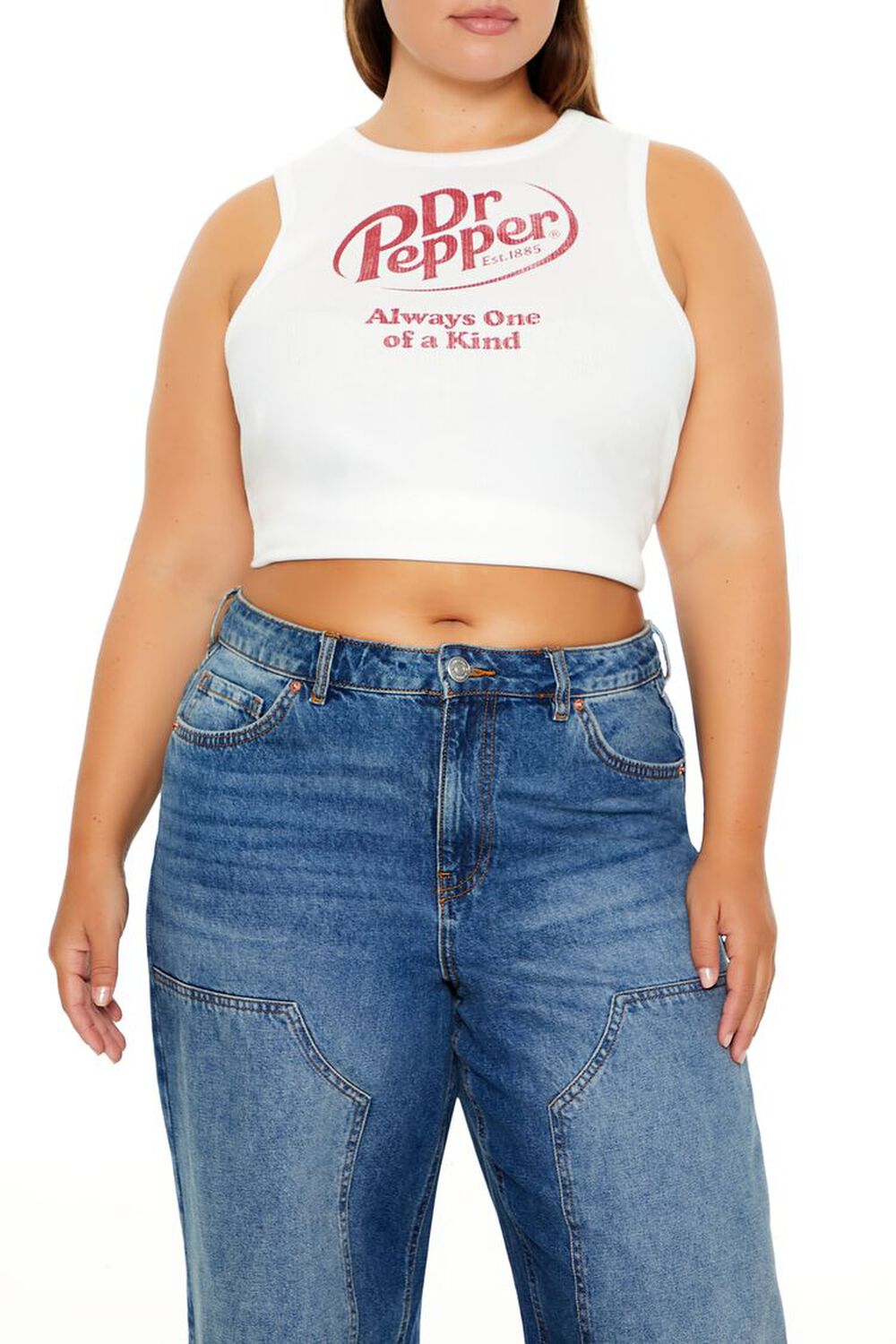 Plus Size Print Tank Top - notariosoax