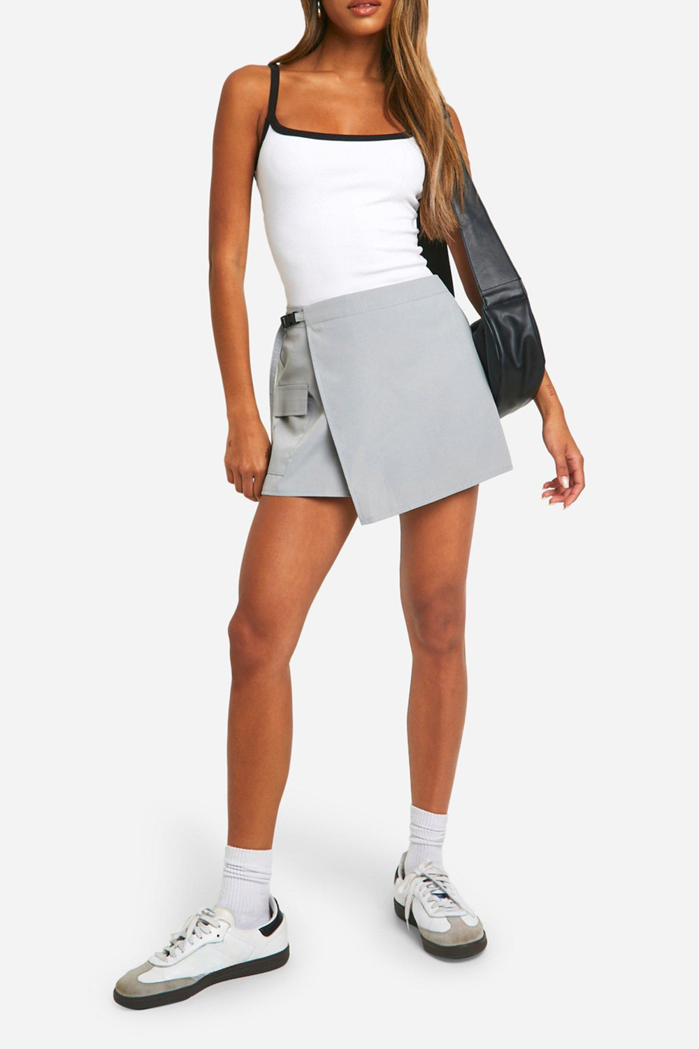 Women's Designer Grey Culottes - notariosoax