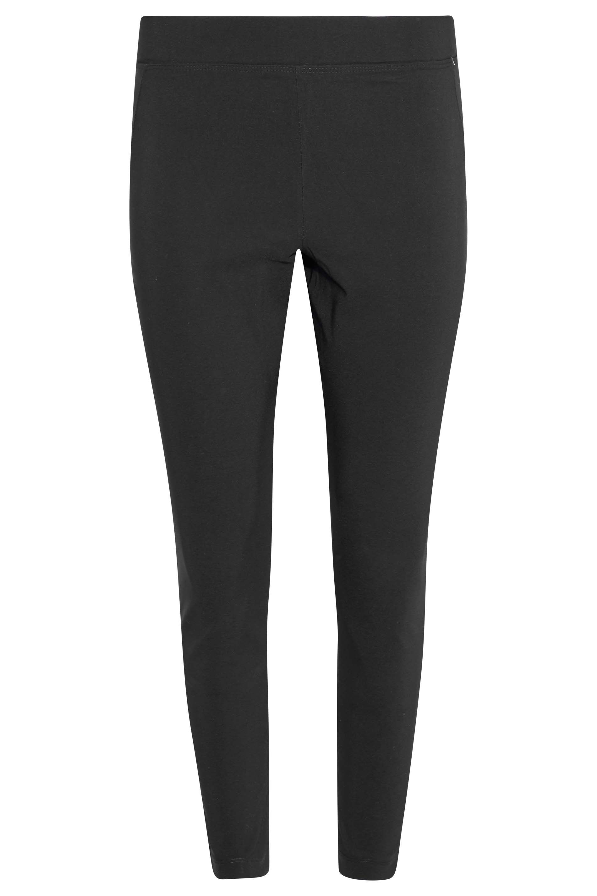 Women's Fashion Skinny Black Trousers - notariosoax