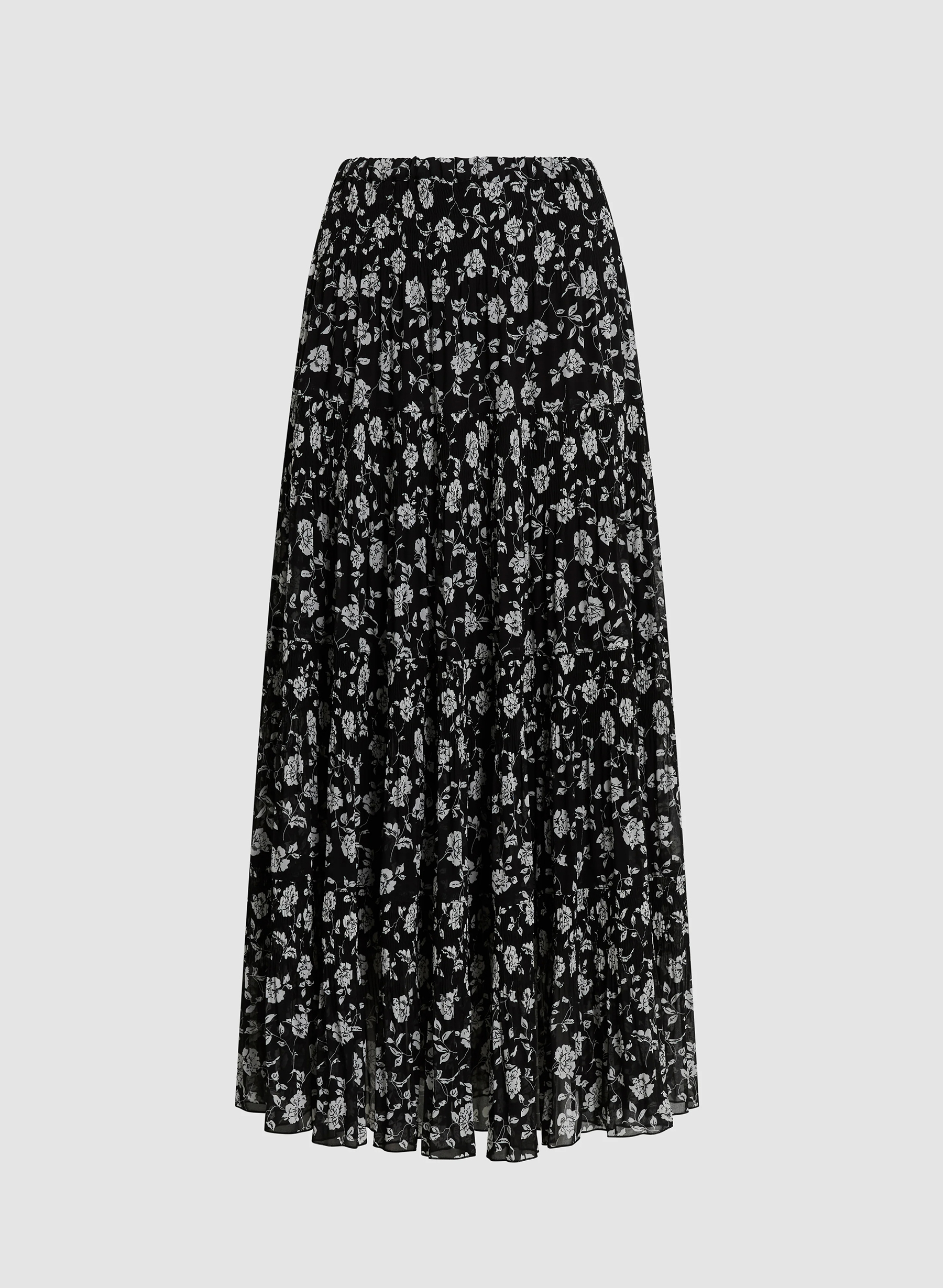 Floral Print Flowy A-Line Skirt - notariosoax