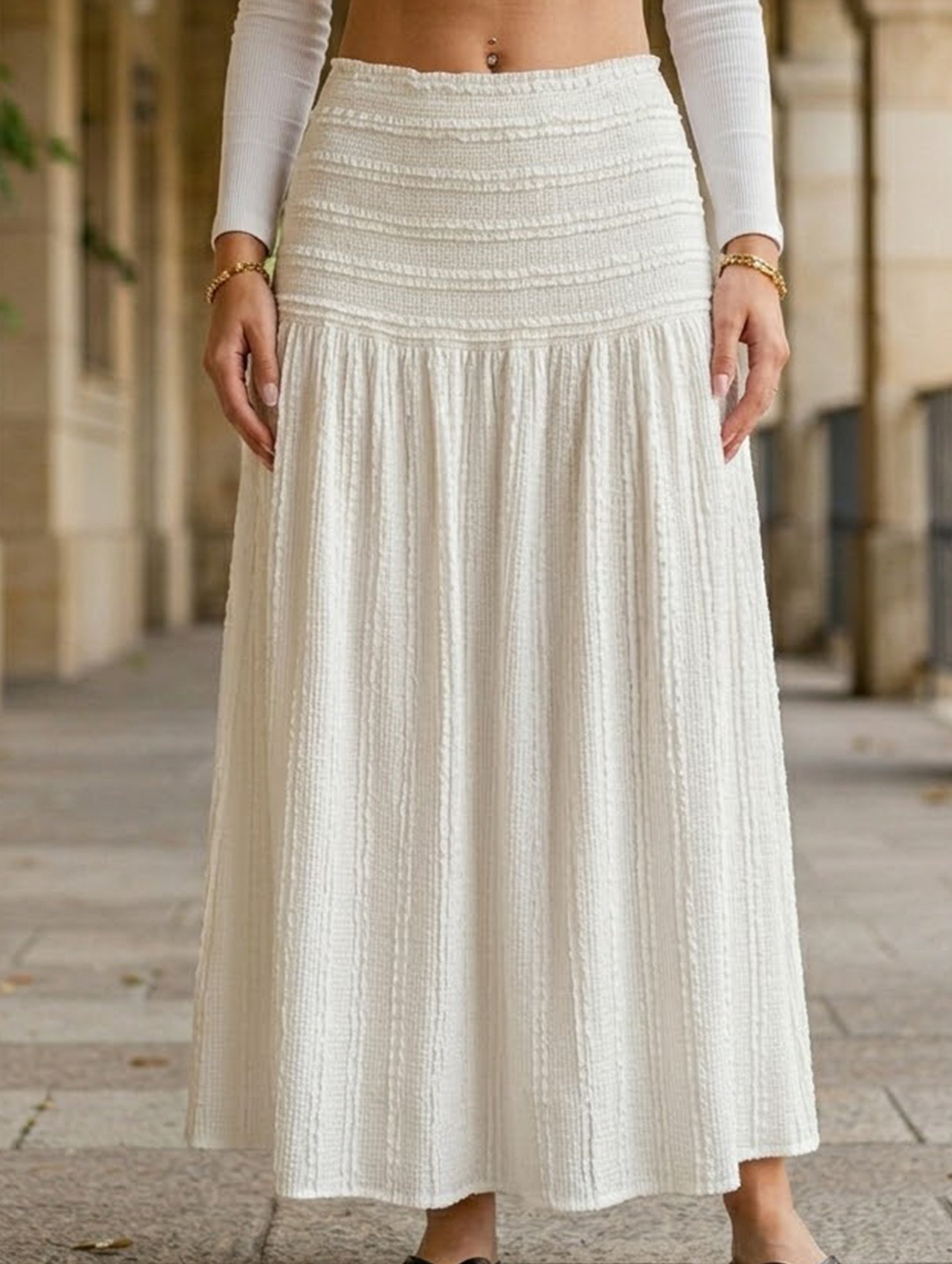 A-Line Midi Skirt - notariosoax