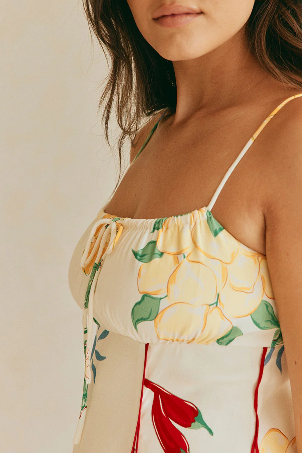 Floral Print Spaghetti Strap Mini Dress - notariosoax