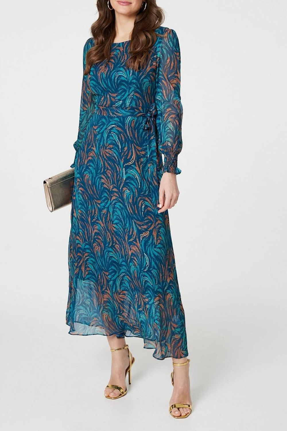 Women's Puff Sleeve Elegant Dress - notariosoax