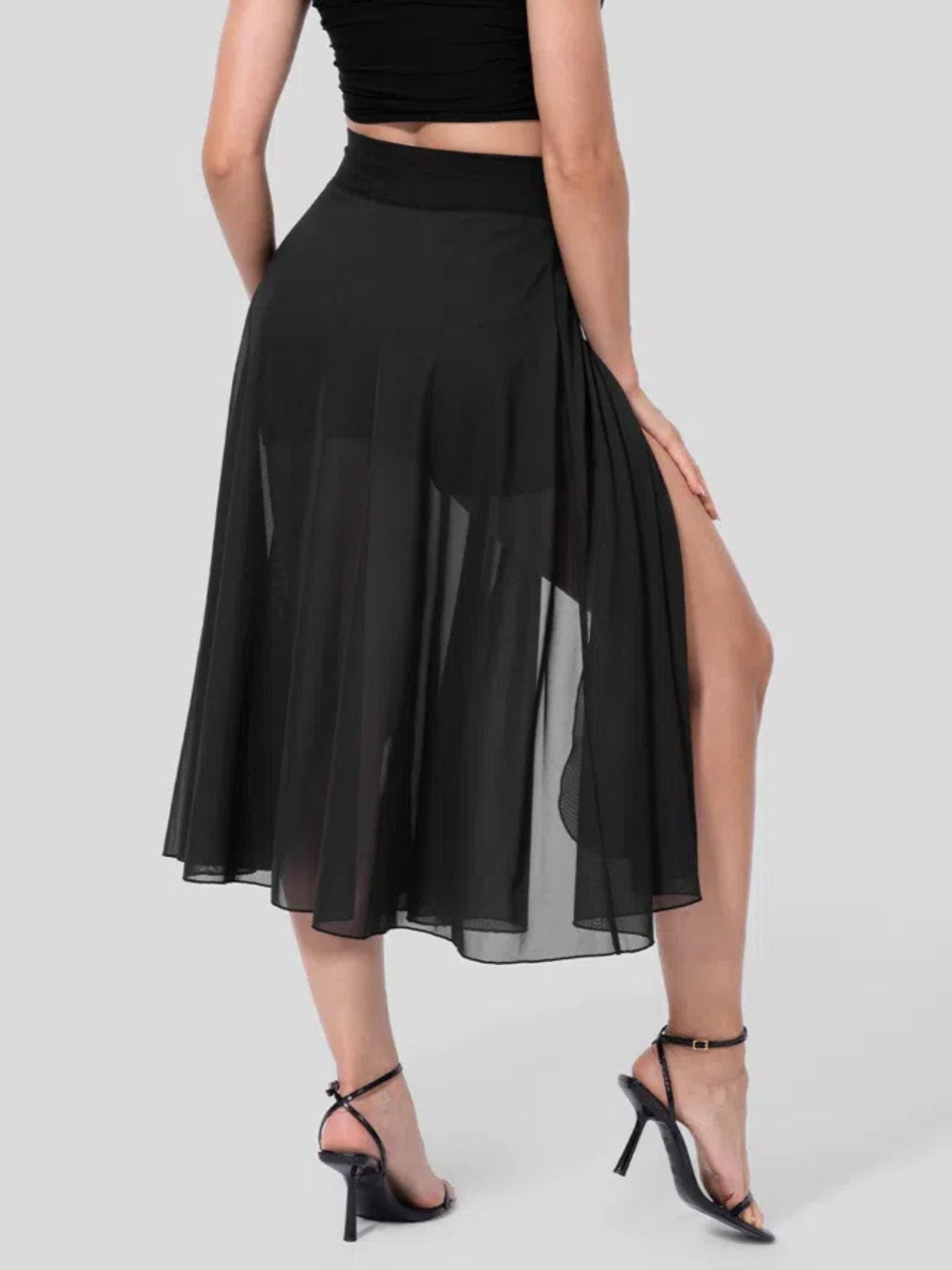 Subtle Drawstring Pocket Detail Skirt - notariosoax