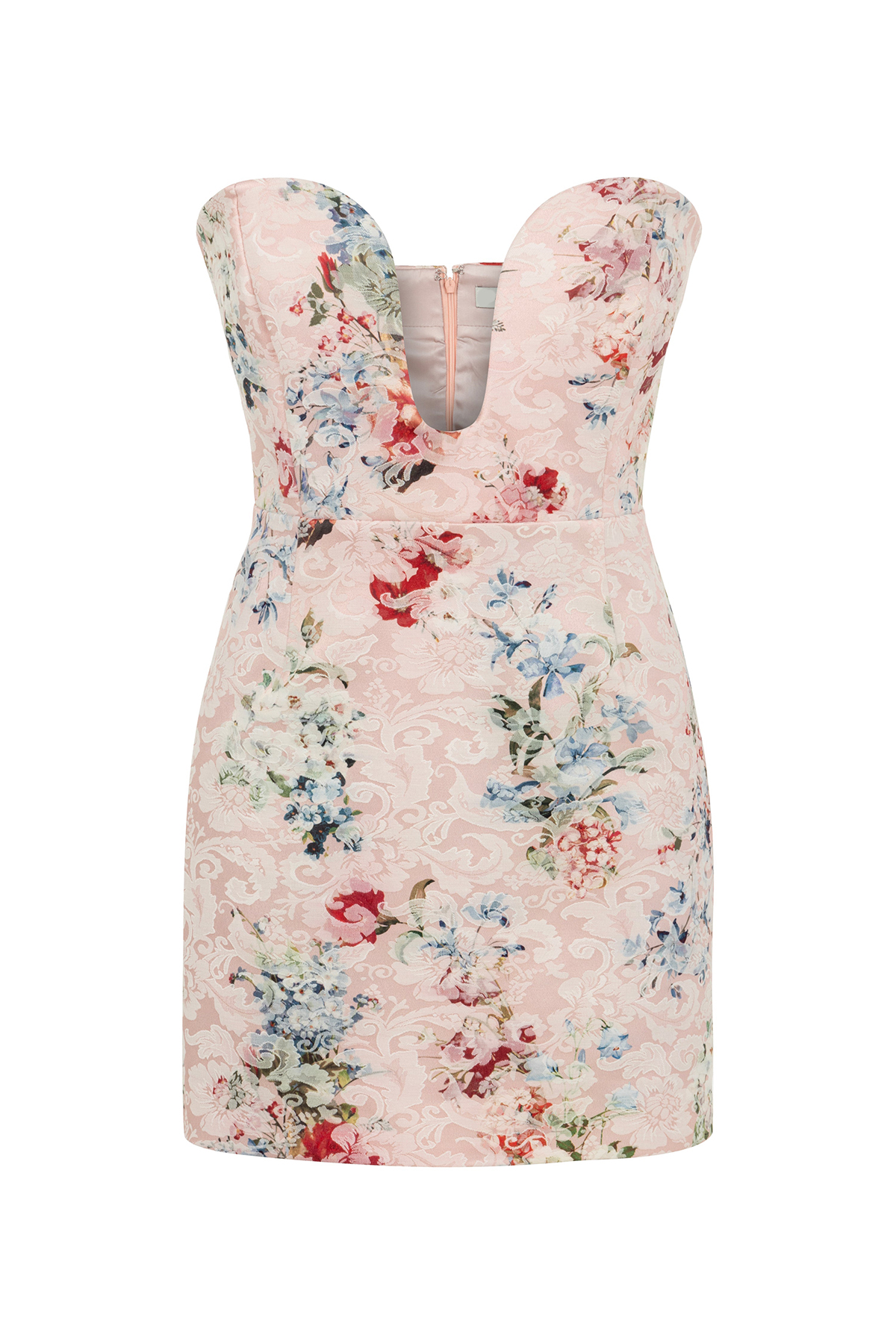 Flora Mini Dress-Pink - notariosoax