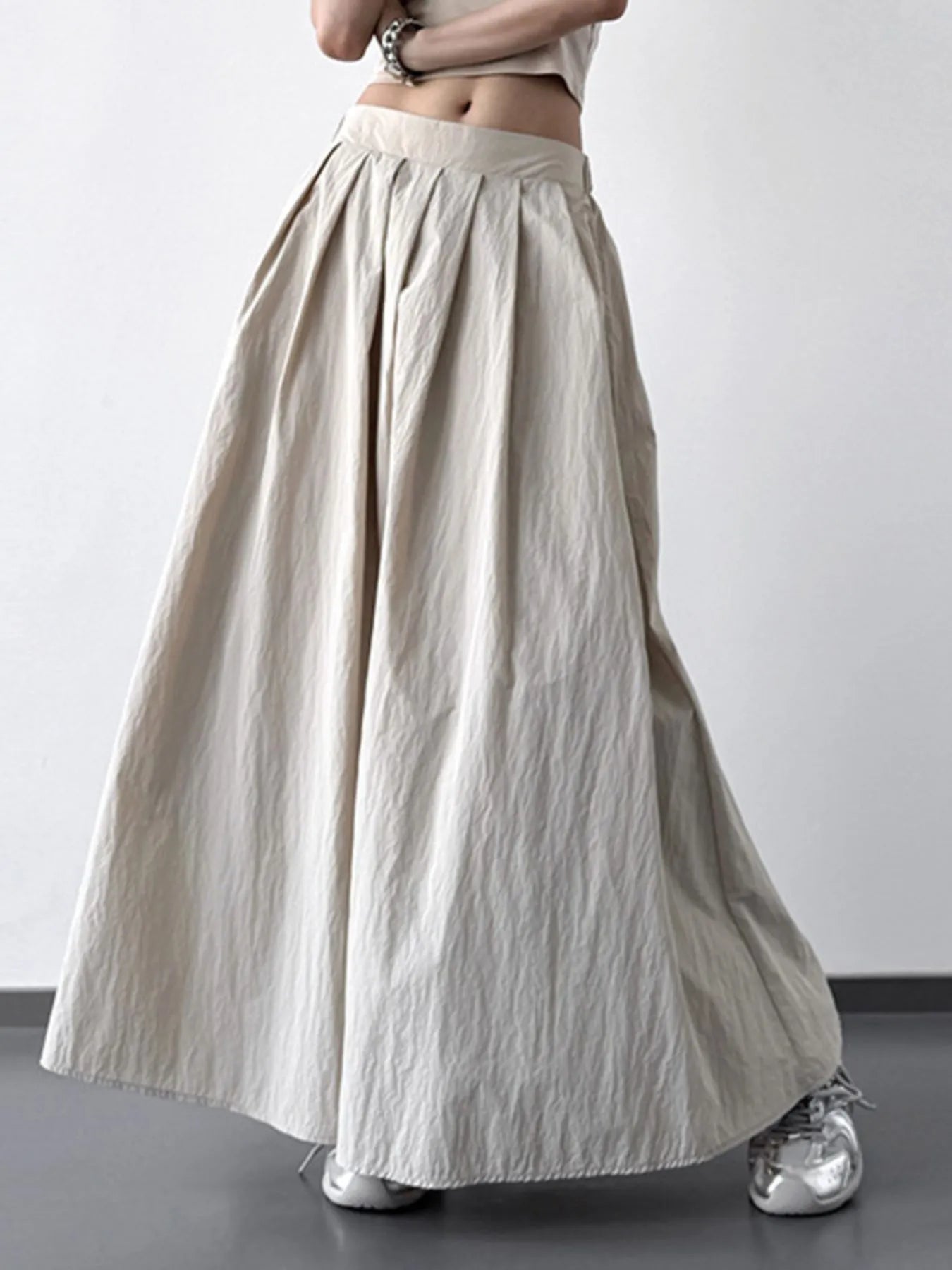 Tidy Pleated Ruched Skirt - notariosoax