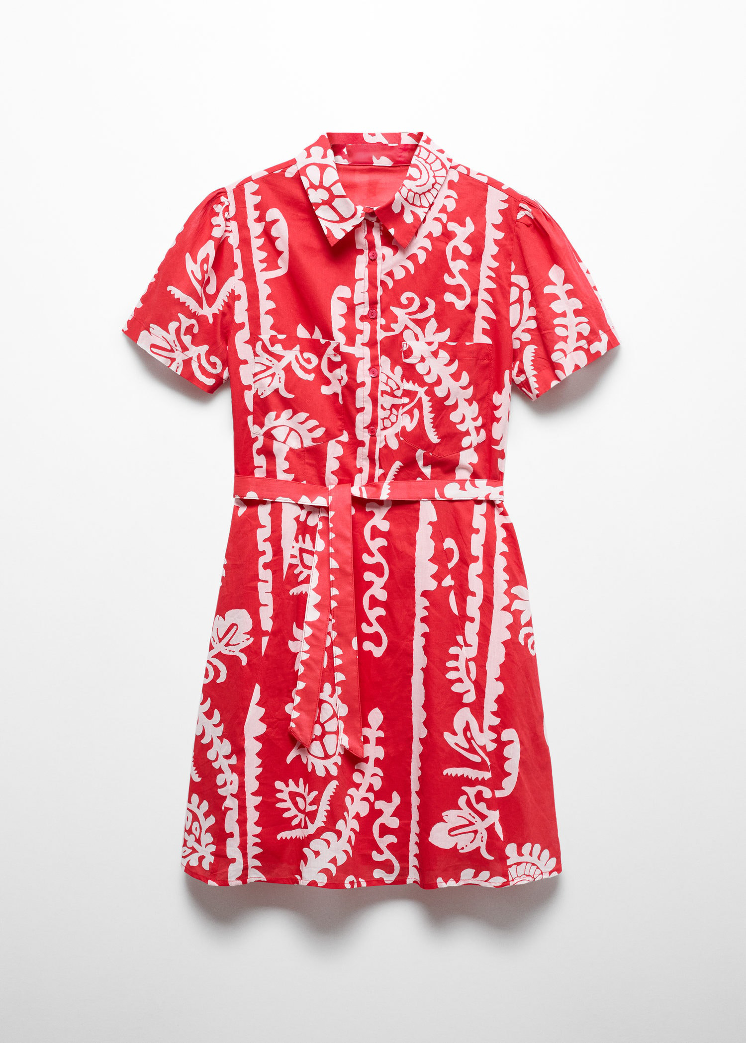 Printed bow dress - notariosoax