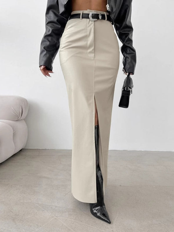 Relaxed Tailored Fitted Skirt - notariosoax